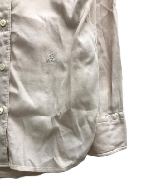 MADISON BLUE（マディソンブルー）MADISON BLUE (マディソンブルー) HIGH COLLAR MADAME SHIRT(ハイカラーマダムシャツ) ベージュ サイズ:02の古着・服飾アイテム