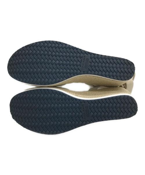 COLE HAAN（コールハーン）COLE HAAN (コールハーン) クラウドフィールエスパドリーユウエッジサンダル ベージュ サイズ:7 1/2の古着・服飾アイテム