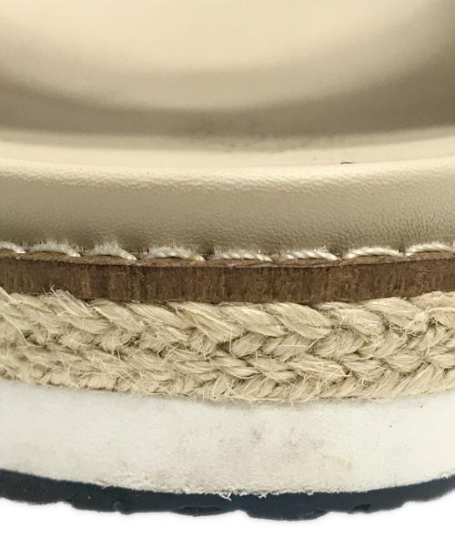 COLE HAAN（コールハーン）COLE HAAN (コールハーン) クラウドフィールエスパドリーユウエッジサンダル ベージュ サイズ:7 1/2の古着・服飾アイテム