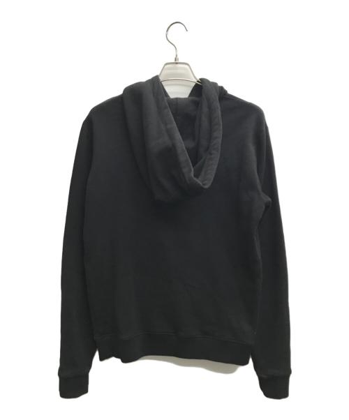 Saint Laurent Paris（サンローランパリ）Saint Laurent Paris (サンローランパリ) ロゴプルオーバーパーカー ブラック サイズ:Sの古着・服飾アイテム