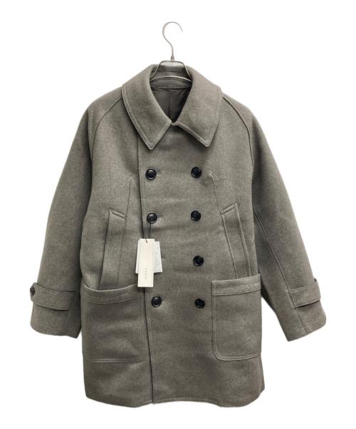SARTO（サルト）SARTO (サルト) HEAVY WOOL CASHMERE MELTON P-COAT グレー サイズ:Mの古着・服飾アイテム