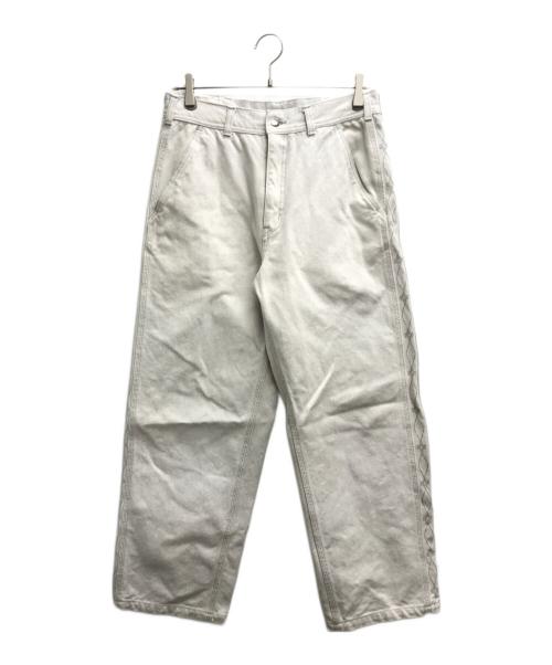 SARTO（サルト）SARTO (サルト) ヘビーコットンキャンバストップパンツ ライトグレー サイズ:Lの古着・服飾アイテム