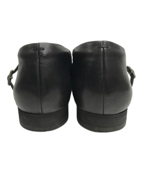 MARGARET HOWELL idea（マーガレット ハウエル アイディア）MARGARET HOWELL idea (マーガレット ハウエル アイディア) ストラップフラットパンプス ブラック サイズ:24cmの古着・服飾アイテム