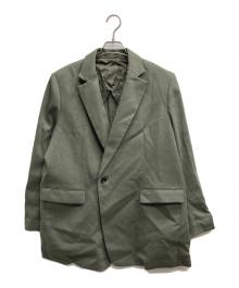 Lui's（ルイス）の古着「1Bテーラードジャケット」｜グリーン