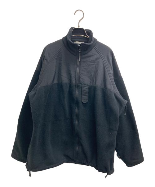 U'S NAVY（アメリカ海軍）U'S NAVY (ユーエスネイビー) フリースジャケット ブラック サイズ:Lの古着・服飾アイテム