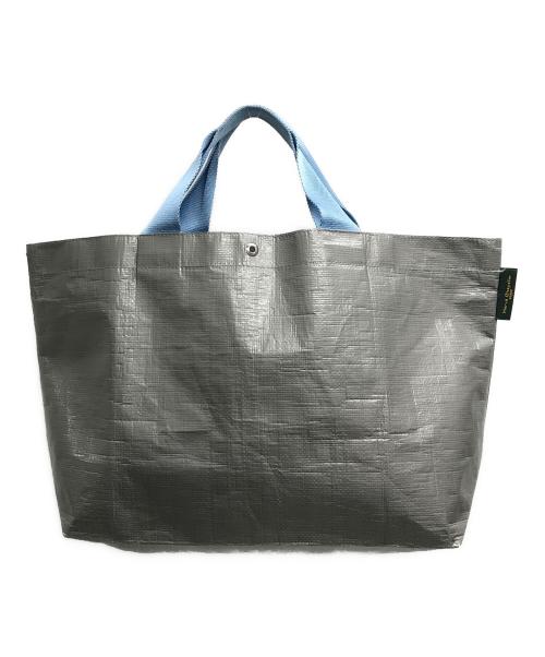 Herve Chapelier（エルベシャプリエ）Herve Chapelier (エルベシャプリエ) マルシェバッグM グレー×ブルーの古着・服飾アイテム