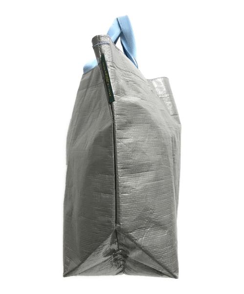 Herve Chapelier（エルベシャプリエ）Herve Chapelier (エルベシャプリエ) マルシェバッグM グレー×ブルーの古着・服飾アイテム