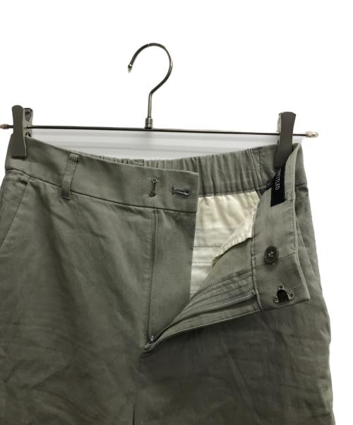 UNTITLED（アンタイトル）UNTITLED (アンタイトル) リネンテーパードパンツ グレー サイズ:1の古着・服飾アイテム