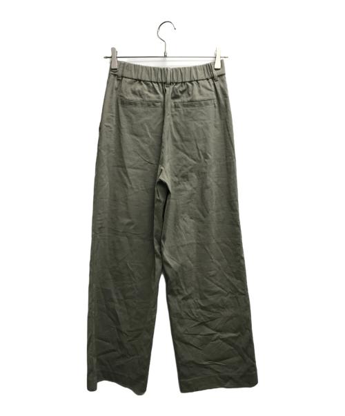 UNTITLED（アンタイトル）UNTITLED (アンタイトル) リネンテーパードパンツ グレー サイズ:1の古着・服飾アイテム