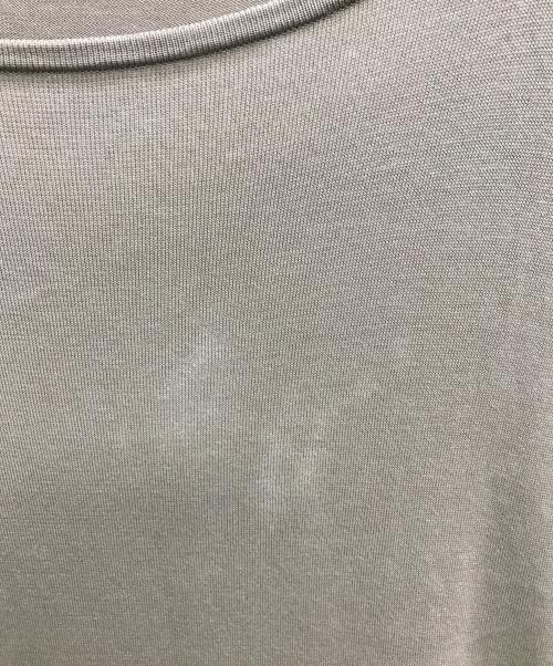 evam eva（エヴァムエヴァ）evam eva (エヴァムエヴァ) シルク混ワンピース グレー サイズ:表記なしの古着・服飾アイテム