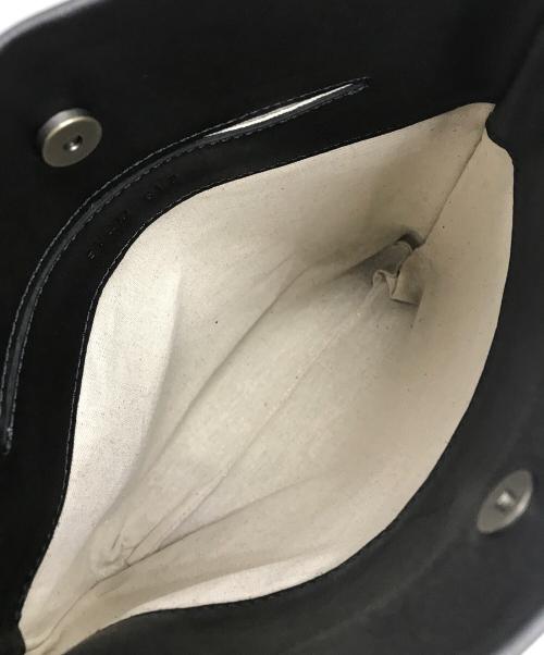 evam eva（エヴァムエヴァ）evam eva (エヴァムエヴァ) ショルダーバッグ ブラックの古着・服飾アイテム