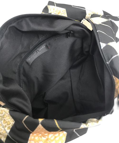 Teresa Cambi（テレサカンビ）Teresa Cambi (テレサカンビ) ハンドバッグ ブラック×イエローの古着・服飾アイテム