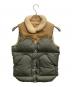 RockyMountainFeatherBed（ロッキーマウンテンフェザーベッド）の古着「切替ダウンベスト」｜カーキ