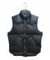 Rocky Mountain FeatherBed（ロッキーマウンテンフェザーベッド）の古着「WH DOWN VEST(WHダウンベスト)」｜ブラック×ネイビー