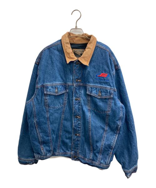 CANADA SPORTS WEAR（カナダ スポーツウェア）CANADA SPORTS WEAR (カナダ スポーツウェア) デニムジャケット インディゴ サイズ:Ｌの古着・服飾アイテム