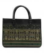 Jean Paul GAULTIERジャンポールゴルチェ）の古着「型押し天使バッグ」｜グリーン