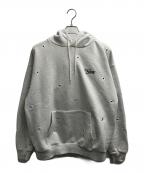 KEBOZ×nick gearケボズ×ニックギア）の古着「刺繍パーカー」｜グレー