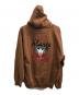 X-LARGE (エクストララージ) EMBROIDERY FACE PULLOVER HOODED SWEAT ブラウン サイズ:L：4000円