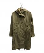 MARGARET HOWELLマーガレットハウエル）の古着「コーティングモッズコート」｜ベージュ