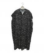 Y's for livingワイズフォーリビング）の古着「ノースリーブワンピース」｜ブラック