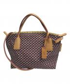 ROBERTA PIERIロベルタピエリ）の古着「2WAYバッグ」｜ブラック×ショッキングピンク