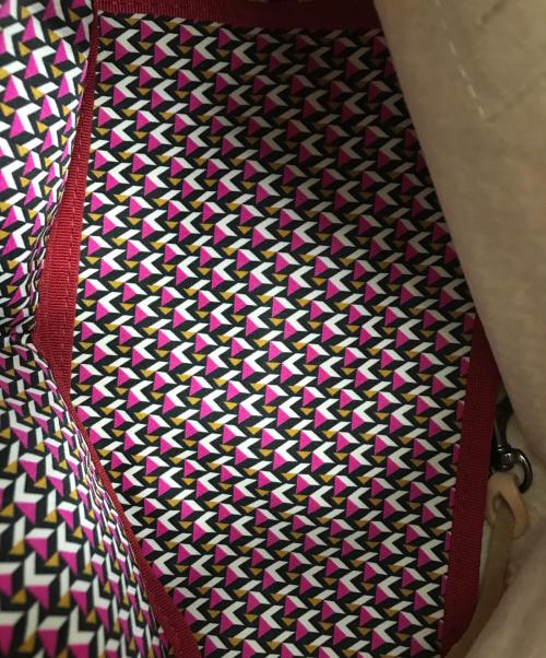 ROBERTA PIERI（ロベルタピエリ）ROBERTA PIERI (ロベルタピエリ) 2WAYバッグ ブラック×ショッキングピンクの古着・服飾アイテム