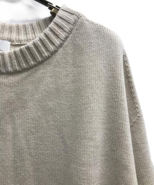 Spick and Span（スピックアンドスパン）Spick and Span (スピックアンドスパン) バルキーヤーン ロングリブ プルオーバー ベージュ サイズ:表記無しの古着・服飾アイテム