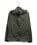 F.C.R.B.エフシーレアルブリストル）の古着「STRETCH LIGHT WEIGHT HOODED BLOUSON」｜オリーブ