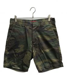 SUPREME（シュプリーム）の古着「Work Short Woodland Camo」｜グリーン
