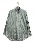 RALPH LAURENラルフローレン）の古着「ボタンダウンシャツ」｜グリーン