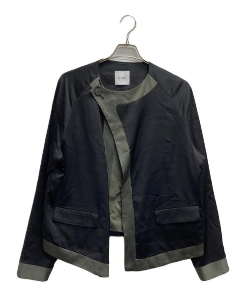 Sise（シセ）Sise (シセ) 切替ジャケット ブラック×カーキ サイズ:2の古着・服飾アイテム