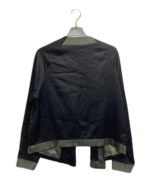 Sise（シセ）Sise (シセ) 切替ジャケット ブラック×カーキ サイズ:2の古着・服飾アイテム