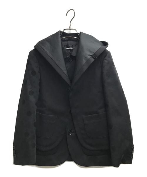 tricot COMME des GARCONS（トリココムデギャルソン）tricot COMME des GARCONS (トリココムデギャルソン) ドットデザインジャケット ブラック サイズ:Mの古着・服飾アイテム