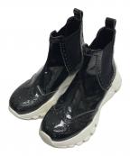 COMME des GARCONS tricotコムデギャルソントリコ）の古着「サイドゴアスニーカー」｜ブラック