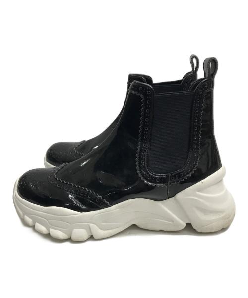COMME des GARCONS tricot（コムデギャルソントリコ）COMME des GARCONS tricot (コムデギャルソントリコ) サイドゴアスニーカー ブラック サイズ:23.5cmの古着・服飾アイテム