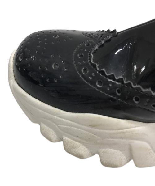 COMME des GARCONS tricot（コムデギャルソントリコ）COMME des GARCONS tricot (コムデギャルソントリコ) サイドゴアスニーカー ブラック サイズ:23.5cmの古着・服飾アイテム