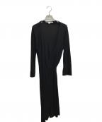 DIANE VON FURSTENBERGダイアンフォンファステンバーグ）の古着「カシュクールワンピース」｜ブラック