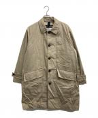 MHLエムエイチエル）の古着「ダウンライナー付ステンカラーコート」｜ベージュ