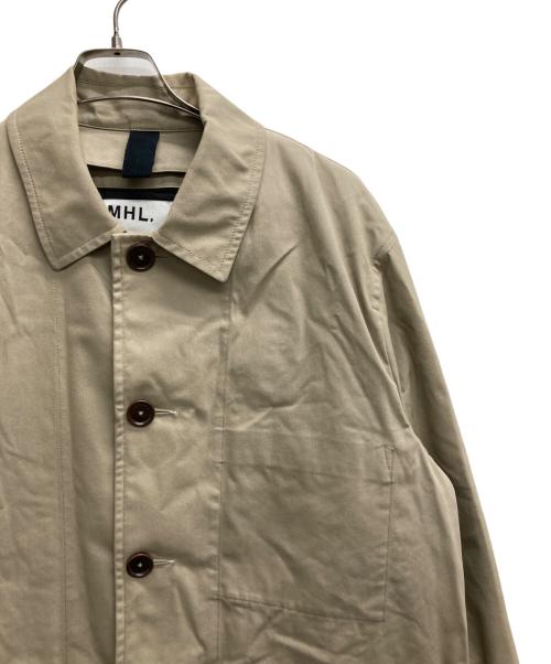 MHL（エムエイチエル）MHL (エムエイチエル) ダウンライナー付ステンカラーコート ベージュ サイズ:Mの古着・服飾アイテム