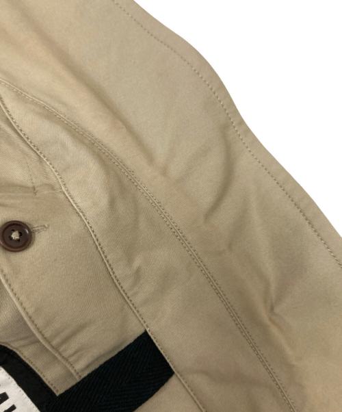 MHL（エムエイチエル）MHL (エムエイチエル) ダウンライナー付ステンカラーコート ベージュ サイズ:Mの古着・服飾アイテム