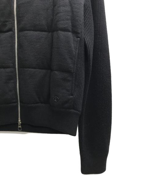 LOUIS VUITTON（ルイ ヴィトン）LOUIS VUITTON (ルイ ヴィトン) ジップアップニットジャケット ブラック サイズ:Lの古着・服飾アイテム