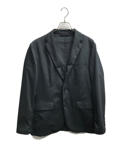 green label relaxing（グリーンレーベルリラクシング）green label relaxing (グリーンレーベルリラクシング) ドビー ストレッチ ナロー ジャケット グレー サイズ:Lの古着・服飾アイテム