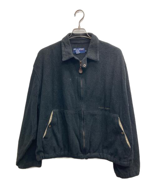 POLO SPORT（ポロスポーツ）POLO SPORT (ポロスポーツ) フリーススイングトップ ブラック サイズ:Lの古着・服飾アイテム