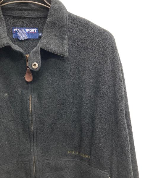 POLO SPORT（ポロスポーツ）POLO SPORT (ポロスポーツ) フリーススイングトップ ブラック サイズ:Lの古着・服飾アイテム