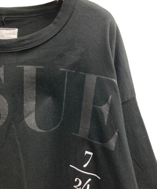 SHAREEF（シャリーフ）SHAREEF (シャリーフ) ISSUE S/S BIG Tee ブラック サイズ:1	の古着・服飾アイテム
