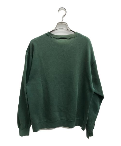 THE Disney Store（ザ ディズニー ストア）THE Disney Store (ザ ディズニー ストア) クルーネックスウェット グリーン サイズ:Mの古着・服飾アイテム