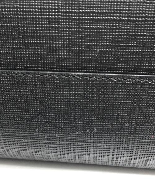 ALEXANDER McQUEEN（アレキサンダーマックイーン）ALEXANDER McQUEEN (アレキサンダーマックイーン) レザートートバッグ ブラックの古着・服飾アイテム