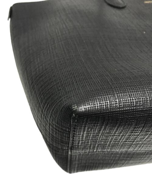 ALEXANDER McQUEEN（アレキサンダーマックイーン）ALEXANDER McQUEEN (アレキサンダーマックイーン) レザートートバッグ ブラックの古着・服飾アイテム