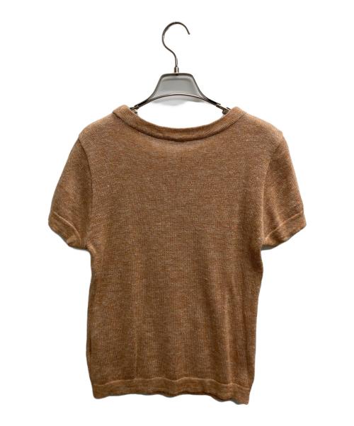 45R（フォーティファイブ・アール）45R (フォーティファイブ・アール) リネン混ニット ブラウン サイズ:2の古着・服飾アイテム