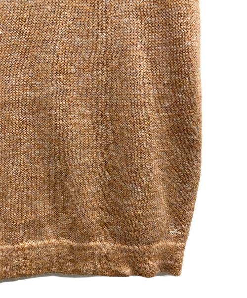 45R（フォーティファイブ・アール）45R (フォーティファイブ・アール) リネン混ニット ブラウン サイズ:2の古着・服飾アイテム